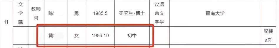 湖北师范大学回应安排博士初中学历配偶工作：符合政策，属劳务派遣